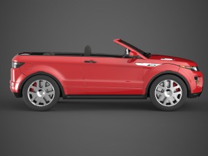 convertible sport car Model 3D