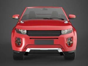 convertible sport car 3D Model