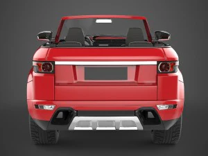 convertible sport car 3D Model