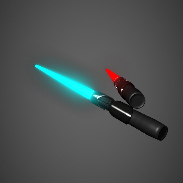 saber 3D 模型 .c4d .max .obj .3ds .fbx .stl .blend 