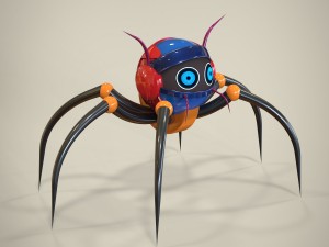 spider robot Modelo 3D
