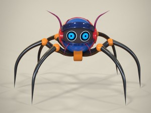 spider robot Modello 3D