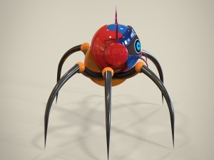 spider robot Modello 3D