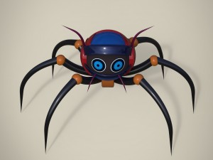 spider robot Modello 3D