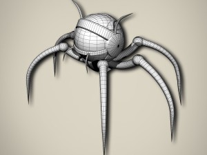 spider robot Modello 3D