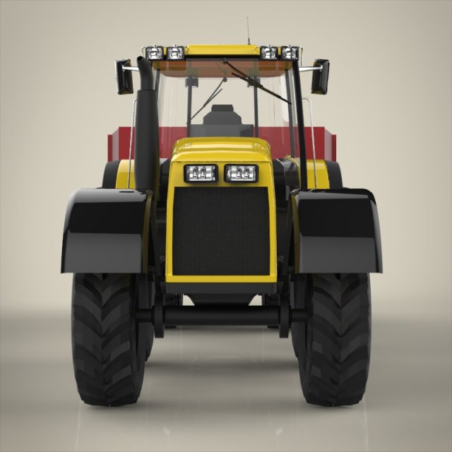 tractor 3Dモデル .c4d .max .obj .3ds .fbx .stl .blend 