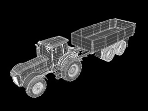 tractor 3D Model
