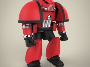 angry robot 3D Model