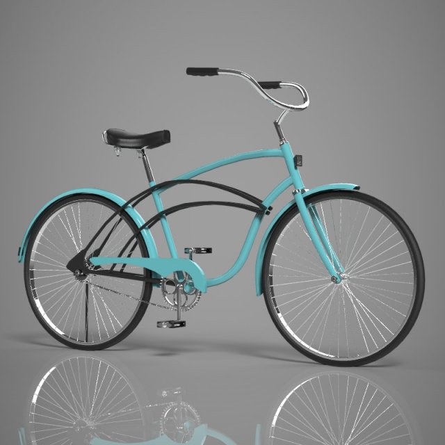 bicycle 3D Model .c4d .max .obj .3ds .fbx .stl .blend 