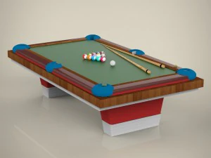 bilardo masası 3D Model