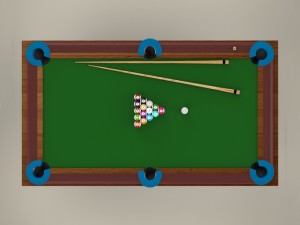 billiard table 3D Model