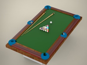 billiard table 3D Model
