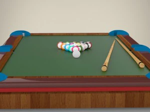 billiard table 3D Model