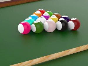 billiard table 3D Model