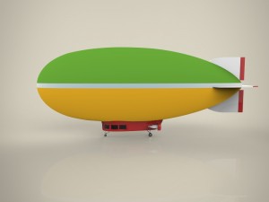 blimp Modelo 3D