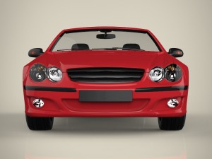 convertible car Model 3D
