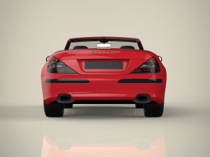 convertible car 3D 模型