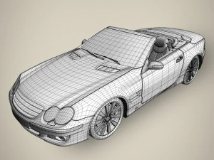 convertible car 3D Model