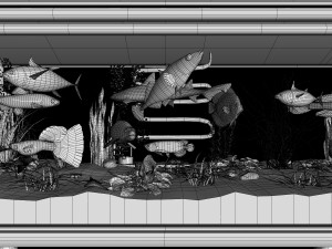 fish aquarium 3D Model