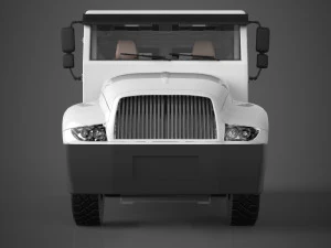 Milit&auml;rlastwagen 3D Modell