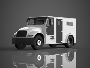 military truck 3D Model