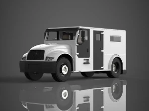 military truck 3D Model