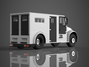 military truck 3D Model