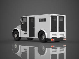 military truck 3D Model