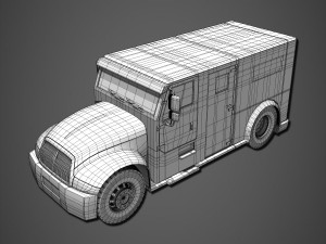 military truck 3D Model