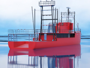 fishing boat 3D Модель