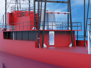 fishing boat 3D Модель