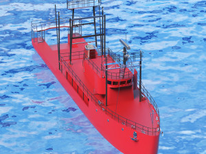 fishing boat 3D Модель