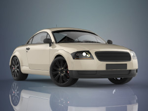 old sport car Modèle 3D