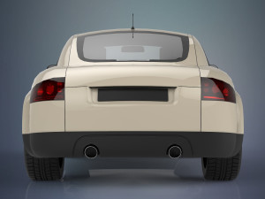 old sport car Modèle 3D