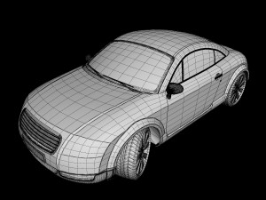 old sport car Modèle 3D