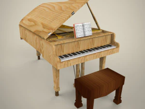 piano 3D Model
