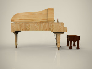 piano Model 3D