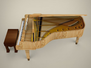 piano Model 3D