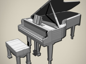 piano Model 3D