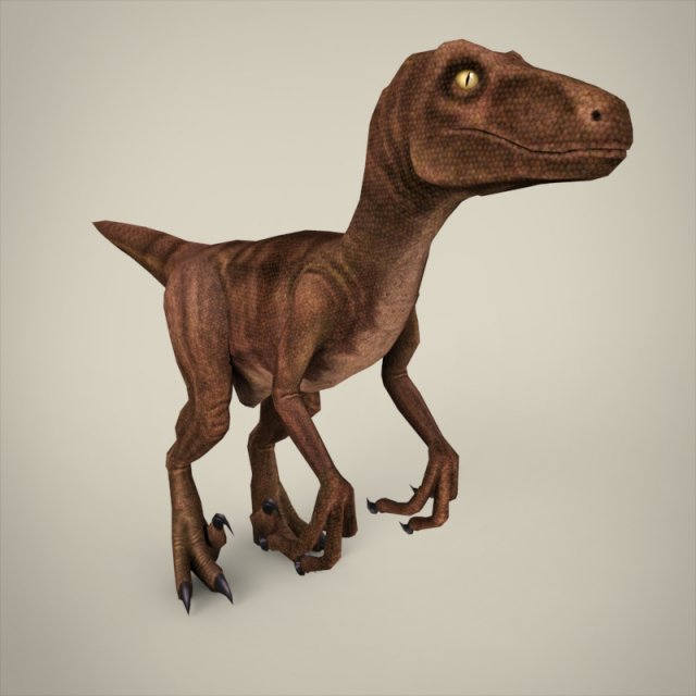 raptor 3D Model .c4d .max .obj .3ds .fbx .stl .blend 