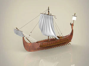 ローマの戦艦 3Dモデル