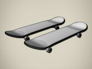 skateboard 3D Model