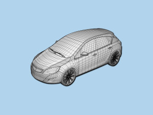 concept car 3D 模型