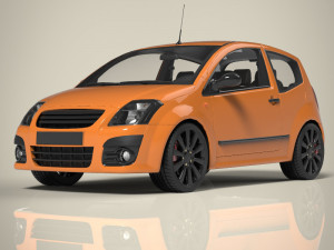 compact car 3D 模型
