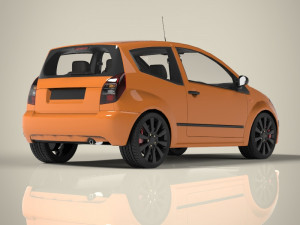 compact car 3D 模型