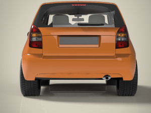 compact car 3D 模型