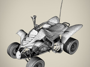 sports quad bike 3D Model