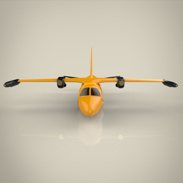 toy plane Model 3D .c4d .max .obj .3ds .fbx .stl .blend 