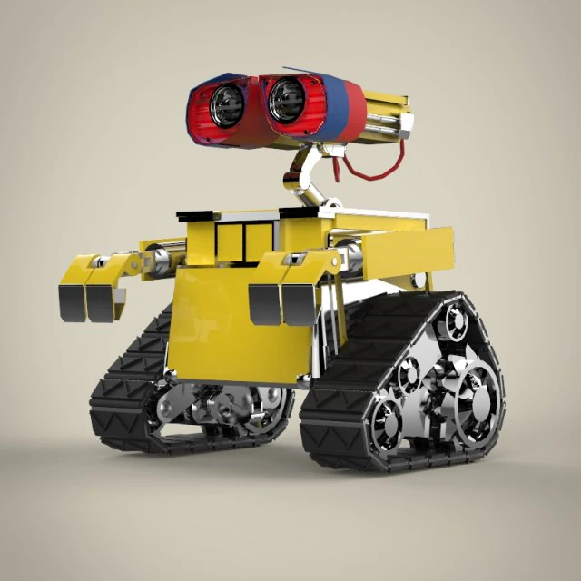 робот валл-и 3D Модель .c4d .max .obj .3ds .fbx .stl .blend 