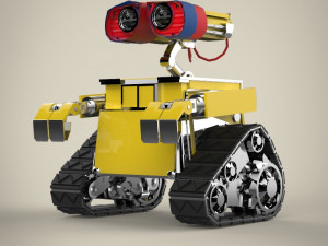 wall-e robote 3D मॉडल
